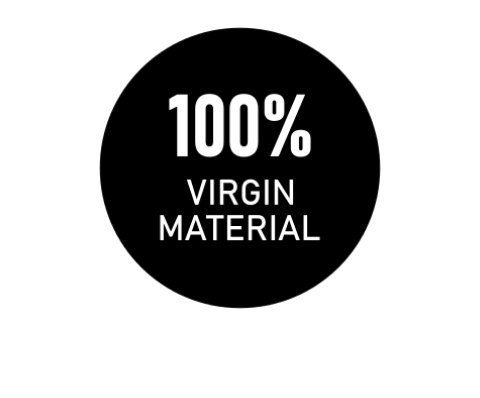 100% Virgin Material